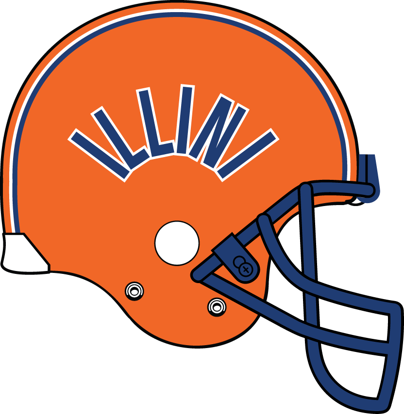 Illinois Fighting Illini 1977-1979 Helmet Logo t shirts iron on transfers